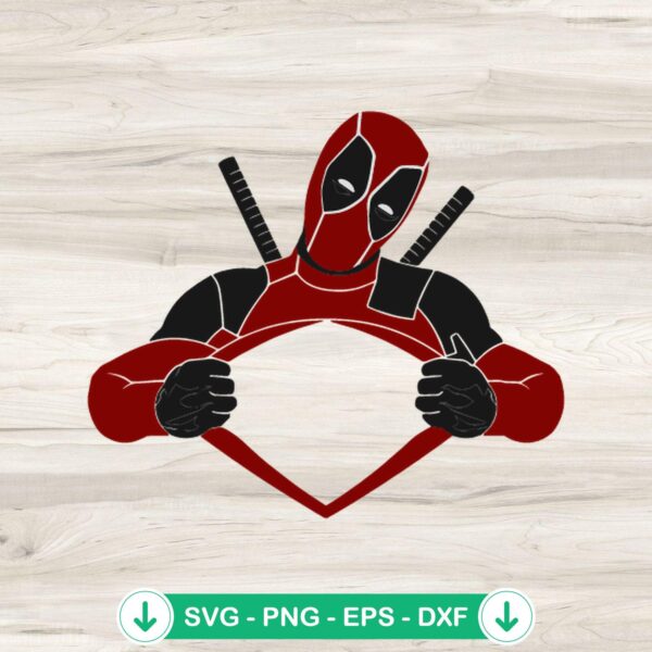 Deadpool and Wolverine SVG file for Cricut cutting machine