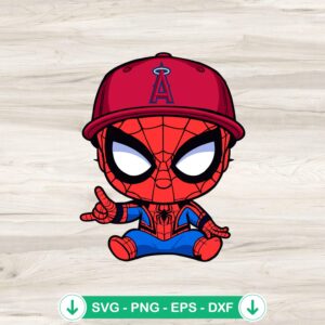 Baby Spiderman Chicago White Sox SVG file for Cricut