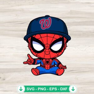 Baby Spiderman San Francisco Giants Baseball SVG file for Cricut