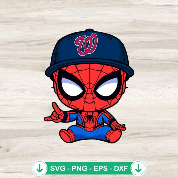 Baby Spiderman San Francisco Giants Baseball SVG file for Cricut