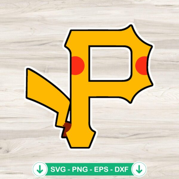 Pittsburgh Pirates Pikachu SVG file for cutting machines