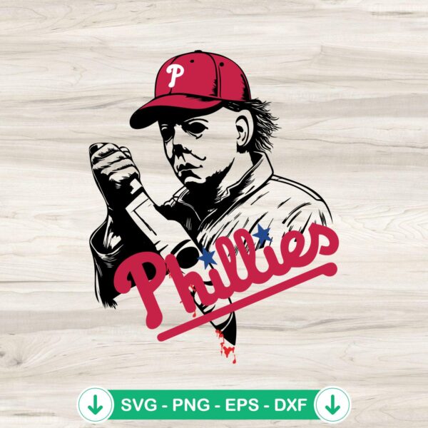 Michael Myers Los Angeles Angels baseball svg file for cutting machine