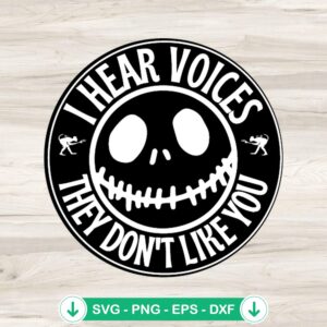 Jack Skellington SVG file for cutting machines and Cricut