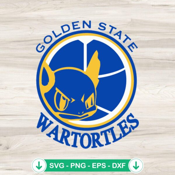 Golden State Warriors Pokemon SVG file, cricut svg cut file
