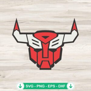Chicago Bulls Transformers SVG file, cricut svg cut file