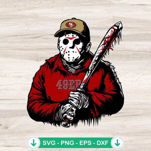 Jason Killers 49ers SVG file for cricut cutting machine