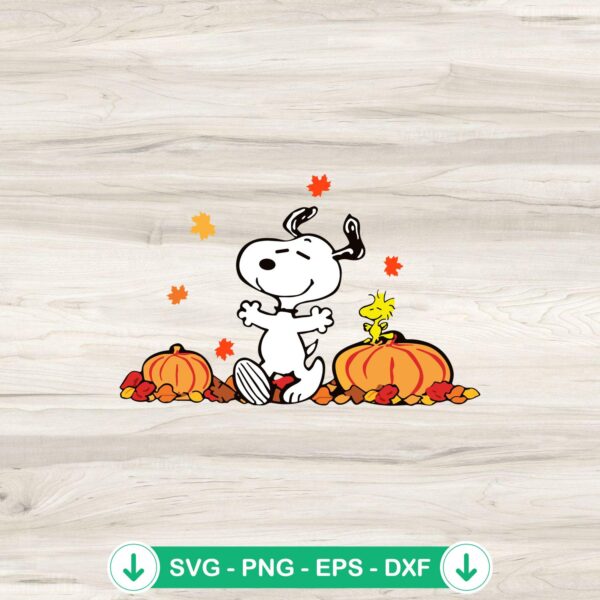 Snoopy Woodstock Halloween SVG file for cutting machines