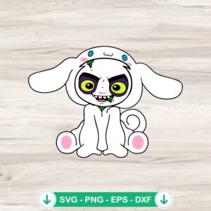 Cute Beetlejuice Cinnamoroll Suit SVG file for cutting machine