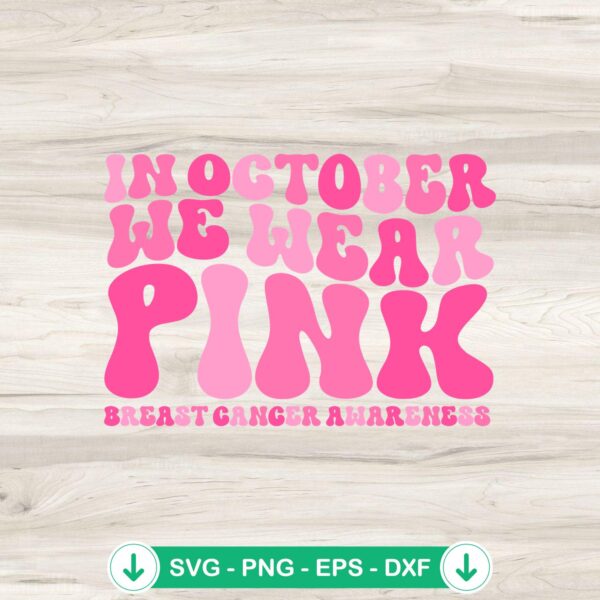 In My Fighting Era SVG file for breast cancer awareness, cricut svg, cutting file