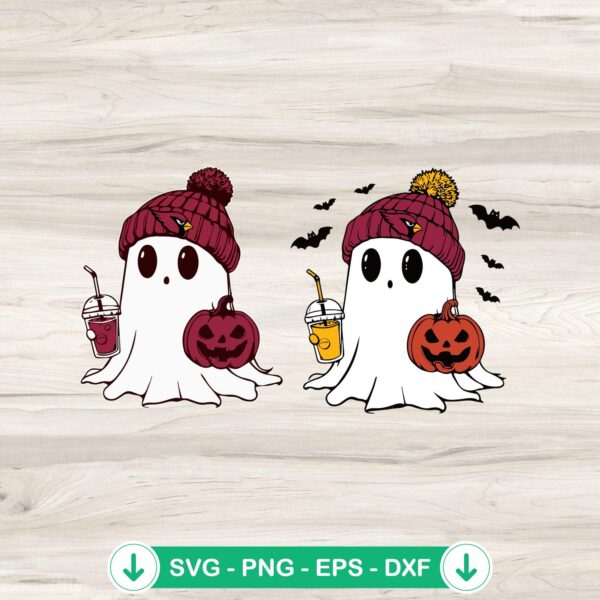 Bougie Ghost NFL beanie hat SVG file for Cricut and cutting machines