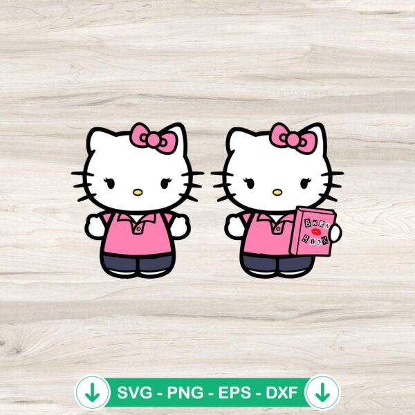Hello Kitty Burn Book SVG file, Mean Girls SVG cut file