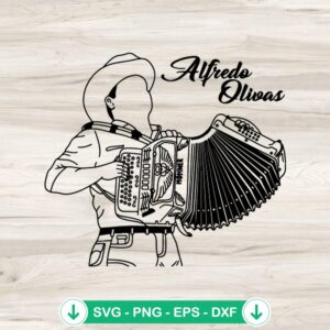 Alfredo Olivas SVG file for cricut cutting machines