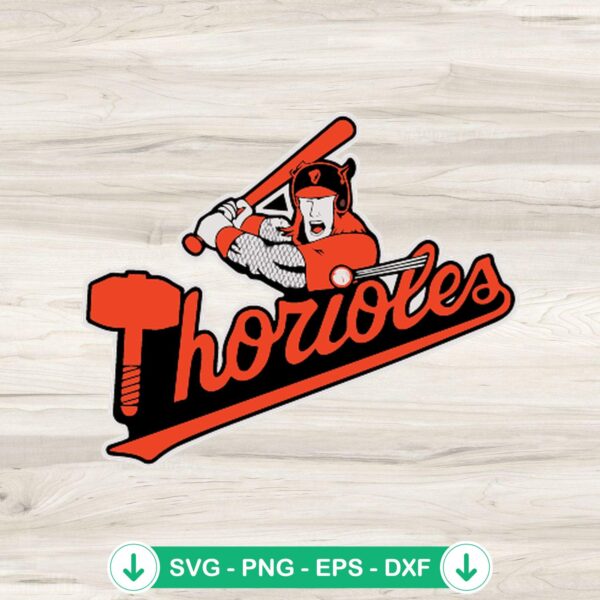 Baltimore Orioles logo SVG file for cricut and cutting file