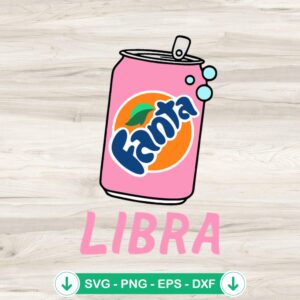Fanta Astrology Libra SVG file for cutting machine