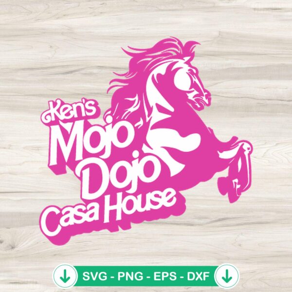 Ken's Mojo Dojo Casa House SVG file for Cricut