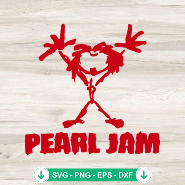 Pearl Jam Logo SVG file for Cricut cutting machine