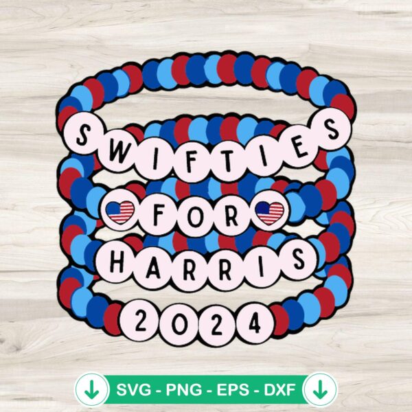 Swifties For Kamala Harris 2024 SVG file for cutting machines