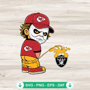 Kansas City Chiefs Michael Myers SVG file for cutting machine