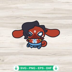 Cinnamoroll Spiderman Costume SVG file for Cricut cutting