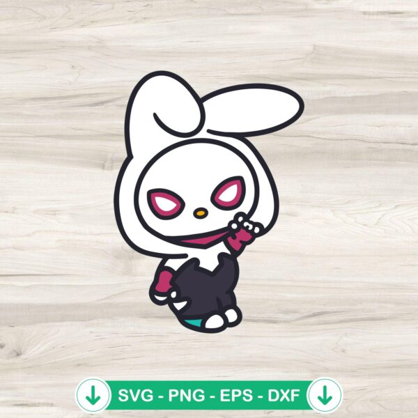 My Melody Spider Gwen Costume SVG file for cricut cutting machine
