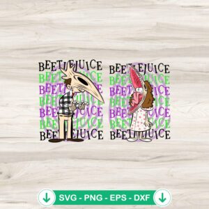 Beetlejuice Adam and Barbara svg file for cutting machine