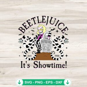 Beetlejuice Halloween SVG file for cutting machines