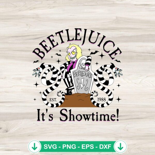 Beetlejuice Halloween SVG file for cutting machines