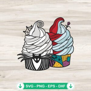 Jack And Sally Skellington SVG file for Cricut cutting machines