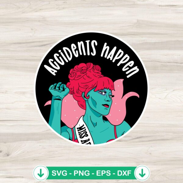 Miss Argentina Beetlejuice svg file for cutting machine