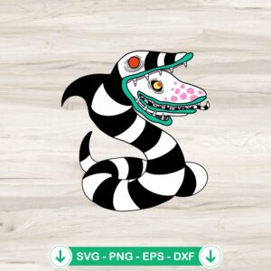 Sandworm SVG file for Beetlejuice Movie, cricut svg cutting file