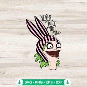 Beetlejuice Bob's Burgers SVG file for Cricut cutting machine