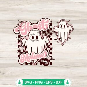 Ghost Malone Bundle SVG file, Halloween theme, cricut svg, cutting file