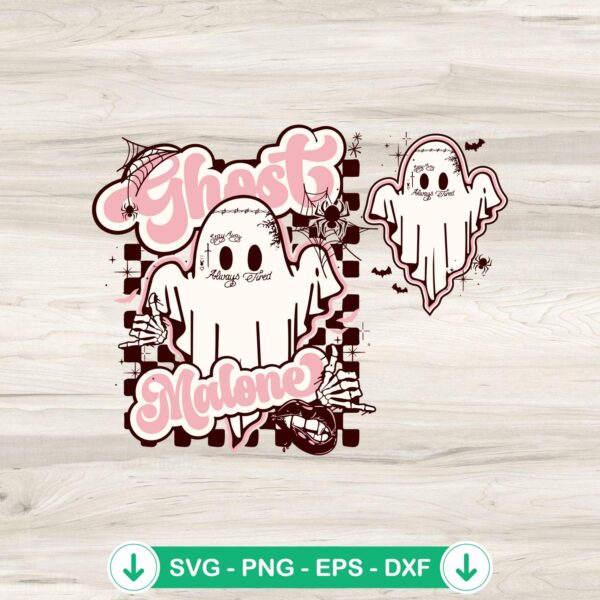 Ghost Malone Bundle SVG file, Halloween theme, cricut svg, cutting file