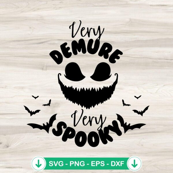 Very Demure Very Spooky SVG file for Cricut cutting machines
