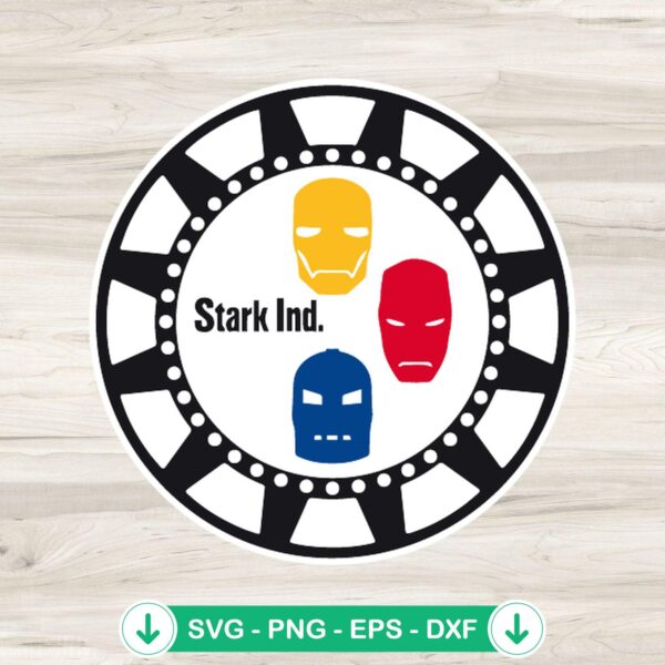 Pittsburgh Steelers Iron Man logo svg file for cricut cutting