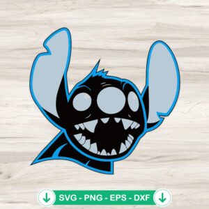 Carolina Panthers Stitch SVG file for Cricut and DIY crafts