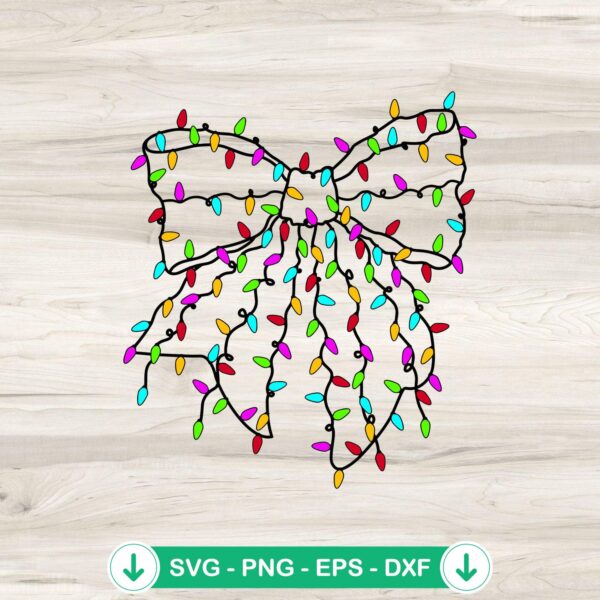 Christmas Coquette Bow SVG file, cricut svg cut file
