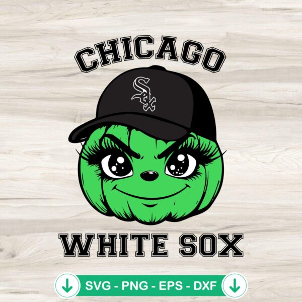 Grinch Chicago White Sox baseball svg file, cricut svg cut file