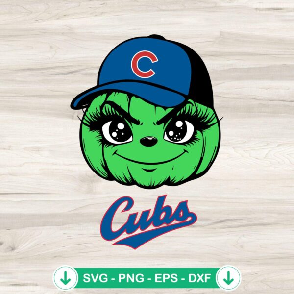 Grinch baseball SVG file for Cricut, Grinch MLB Baseball cut file