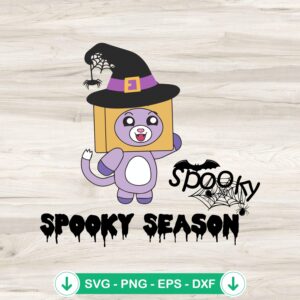Lankybox Foxy spooky Halloween SVG file for cutting machine