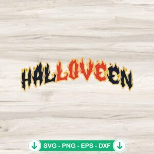 Hal Love Halloween SVG file for Cricut and cutting machine
