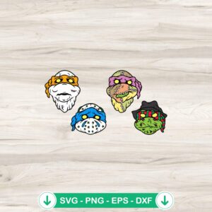 Ninja Turtle Halloween SVG file, cutting file for Cricut