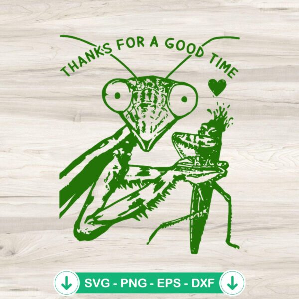 Mantis Eating SVG file for cutting machines, Cricut SVG