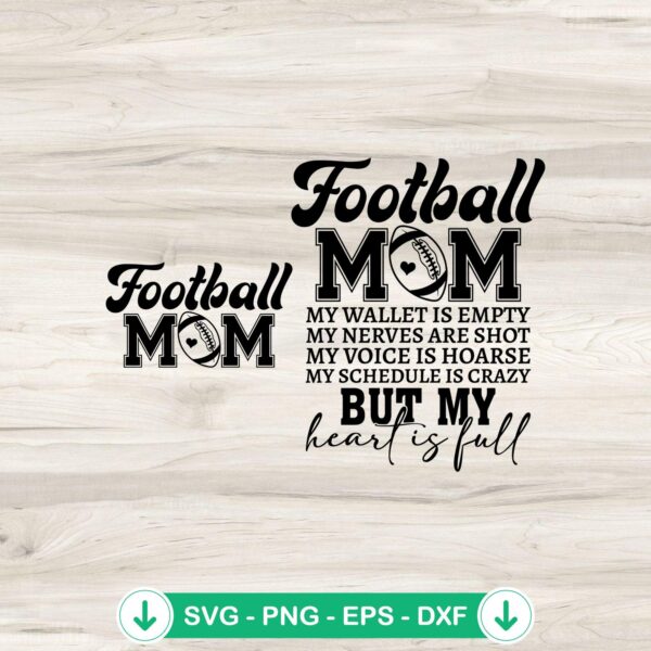 Football Mom Bundle SVG file, cricut svg, cutting file