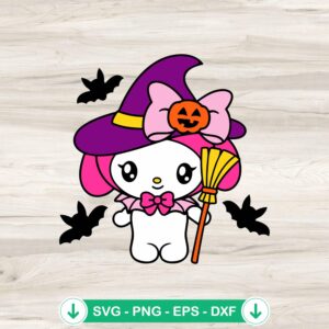 Halloween My Melody SVG file for cutting machines