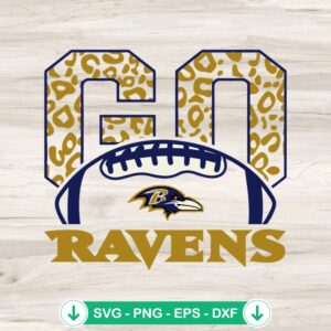 Go Ravens Football SVG file, cricut svg cutting file