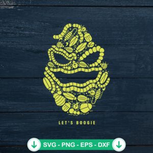 Oogie Boogie Horror Face SVG file for Cricut cutting file