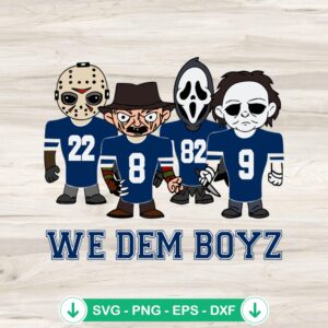We Dem Boyz Horror Freddy Krueger SVG file for Cricut