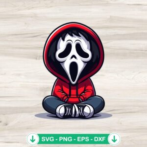 Ghostface Boy SVG file for cutting machine