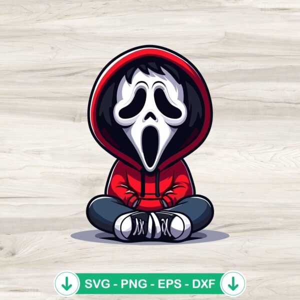 Ghostface Boy SVG file for cutting machine